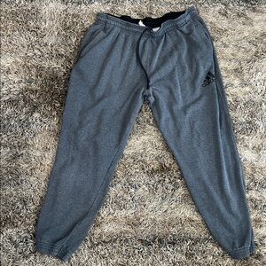 Adidas: Men's Gray Joggers 2xl